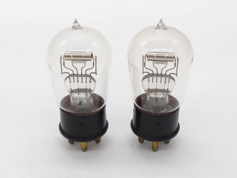 希少　当時物　1920年代?　テレフンケン　TELEFUNKEN(D.R.P)　RE86　真空管2本セット(箱付き)(R-075958)