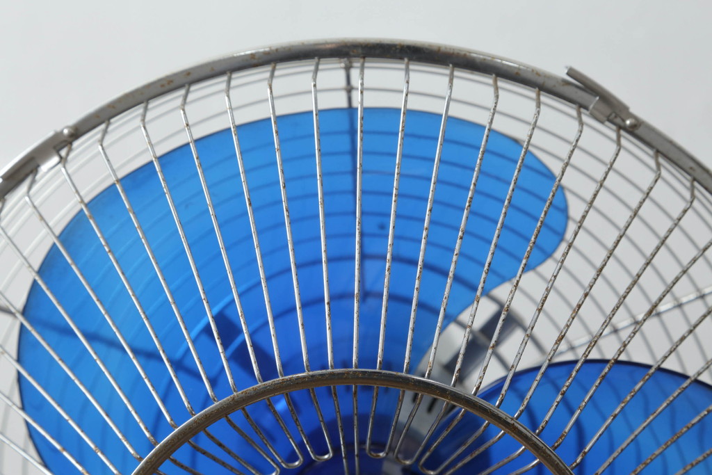 レトロ雑貨　激レア!!　松下電器産業　大型　F-35VG　ナショナル扇風機　箱付き(National、ELECTRIC FAN、3枚羽)(R-075044)