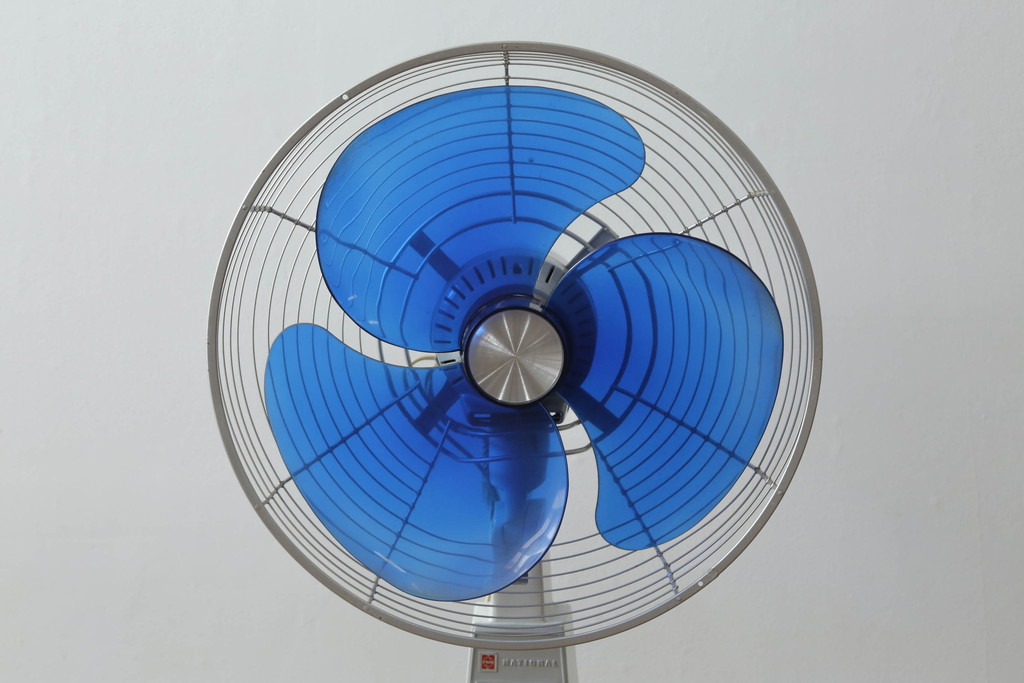 レトロ雑貨　激レア!!　松下電器産業　大型　F-35VG　ナショナル扇風機　箱付き(National、ELECTRIC FAN、3枚羽)(R-075044)