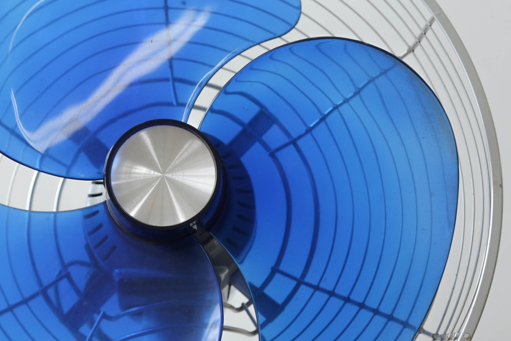 レトロ雑貨　激レア!!　松下電器産業　大型　F-35VG　ナショナル扇風機　箱付き(National、ELECTRIC FAN、3枚羽)(R-075044)