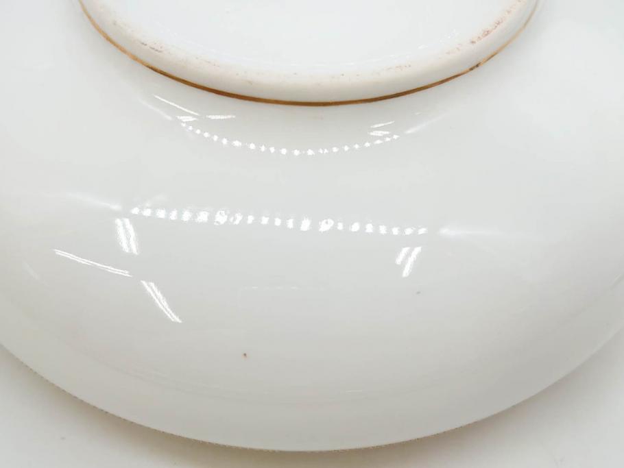 オールドノリタケ　NORITAKE　金彩　花　ハンドル付　柔らかな色彩が美しいボウル(M-NIPPON印、風景、ハンドペイント、プレート、深皿、洋食器)(R-082747)
