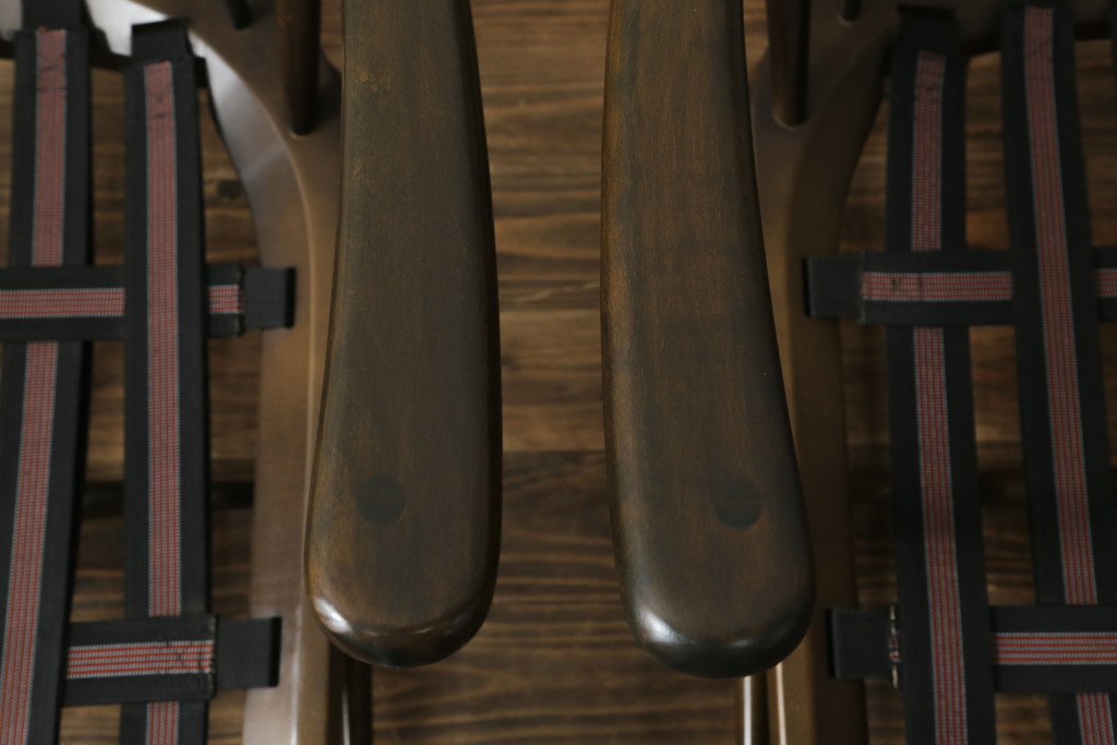 イギリスビンテージ　ERCOL(アーコール)　優雅でクラシカルな雰囲気を高める1人掛けソファ2脚セット(アームチェア、1Pソファ、一人掛け、椅子、イス、ヴィンテージ、英国)(R-069040)