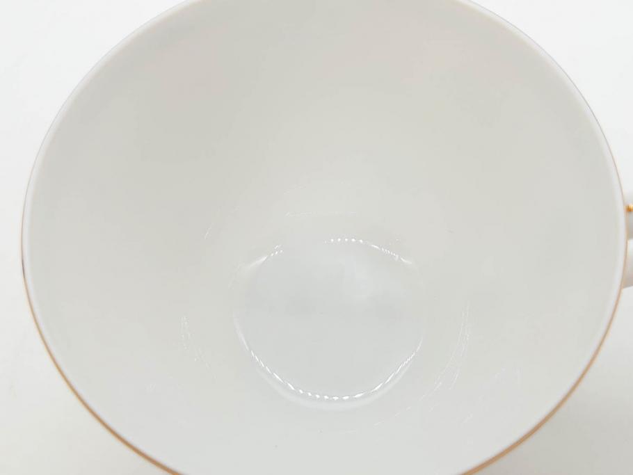 オールドノリタケ　NORITAKE　ヤジロベー印　ピンク　品よく可愛らしいカップ&ソーサー5客セット(花、金彩、C&S、日本陶器會社、洋食器)(R-082748)