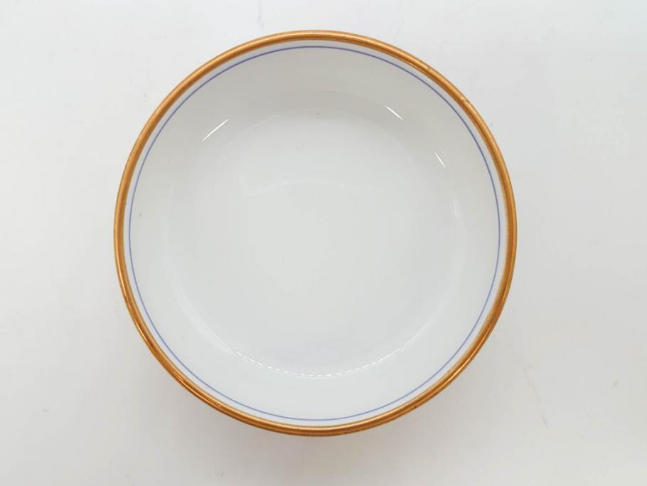 オールドノリタケ　NORITAKE　花唐草文　赤絵　金彩　2.3寸・3.2寸・5.1寸　食卓に映える鮮やかな色彩が魅力の皿10枚&小鉢4客セット(小皿、中皿、器、深鉢、深皿、向付、マルキ印、和皿、和食器、二寸三分、三寸二分、五寸一分)(R-082750)