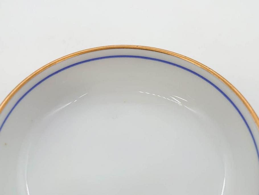 オールドノリタケ　NORITAKE　花唐草文　赤絵　金彩　2.3寸・3.2寸・5.1寸　食卓に映える鮮やかな色彩が魅力の皿10枚&小鉢4客セット(小皿、中皿、器、深鉢、深皿、向付、マルキ印、和皿、和食器、二寸三分、三寸二分、五寸一分)(R-082750)