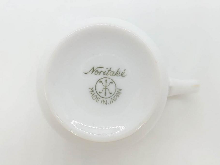 オールドノリタケ　NORITAKE　ラスター彩　ハンドル付　レモン　花　寛ぎの時間を演出するプレート3枚・カップ&ソーサー4客セット(マルキ印、金彩、キャンディーディッシュ、アクセサリートレー、トレイ、C&S、小皿、中皿、深皿、洋食器)(R-082751)