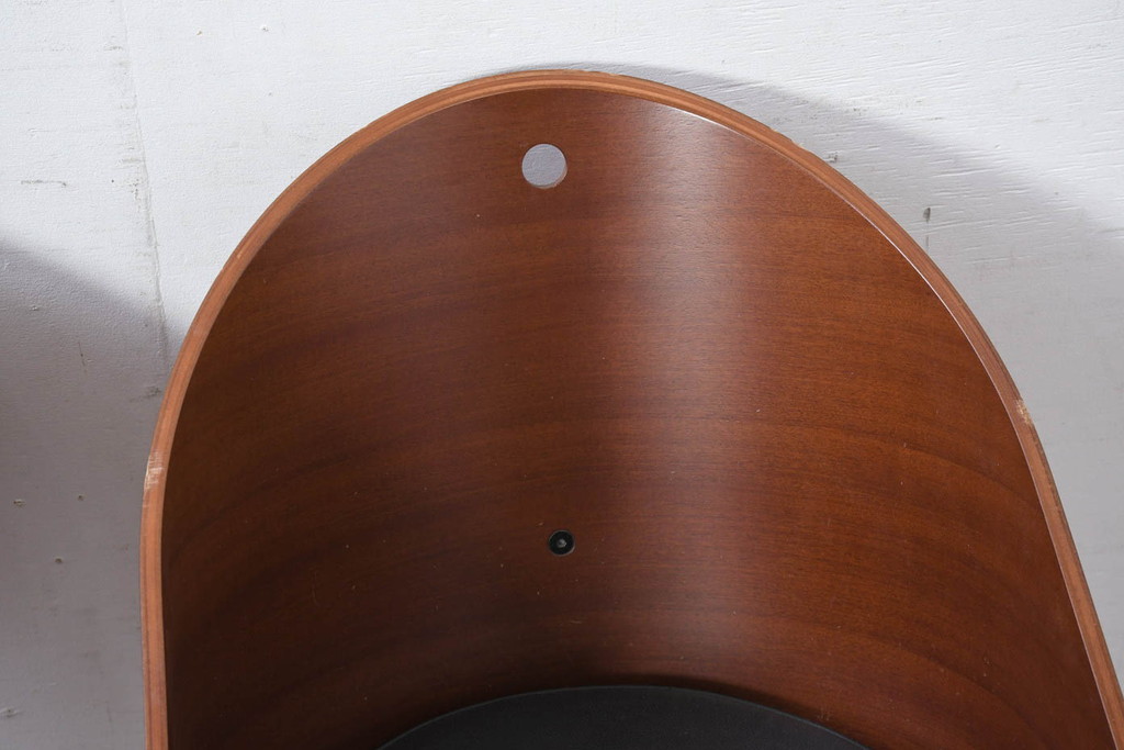 イタリアビンテージ　名作希少品!!　ドリアデ(Driade)　コステス(COSTES)　フィリップ・スタルク(Philippe Starck)デザイン　流線形のフォルムが美しいダイニングチェア2脚セット(椅子、イス、ヴィンテージ、バラ売り可能)(R-082288)