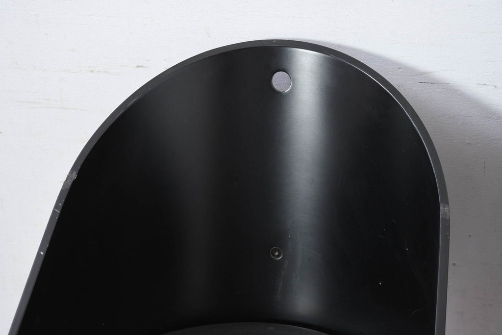 イタリアビンテージ　名作希少品!!　ドリアデ(Driade)　コステス(COSTES)　フィリップ・スタルク(Philippe Starck)デザイン　流線形のフォルムが美しいダイニングチェア2脚セット(椅子、イス、ヴィンテージ、バラ売り可能)(R-082289)