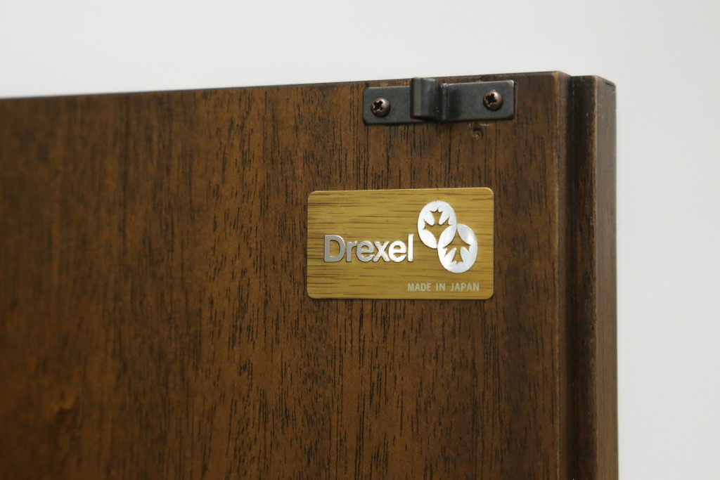 中古　DREXEL HERITAGE(ドレクセルヘリテイジ)　FRANCESCA(フランチェスカ)　品のある佇まいと美しい杢目に目を奪われるワードローブ(洋服タンス、収納棚、キャビネット)(R-066645)