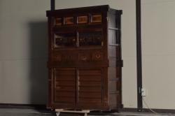 アンティーク家具　和空間を盛り上げる四尺水屋箪笥(キャビネット、食器棚、収納棚)(R-036583)