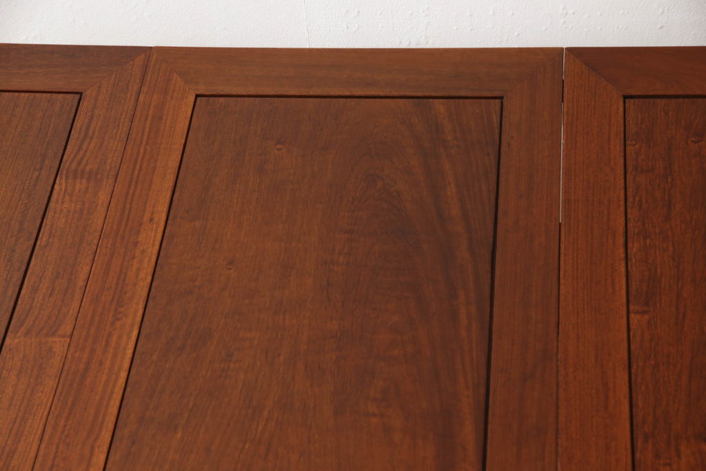 中古　高級家具　カリン材のエクステンションテーブル(ダイニングテーブル、花梨材)(R-049959)