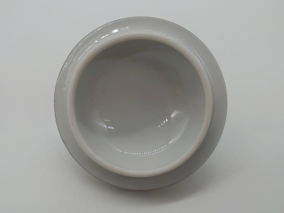 ドイツ　マイセン　Meissen　ベーシックフラワー　三つ花　優雅で華やかなシュガーポット(蓋物、西洋陶磁器)(R-061784)