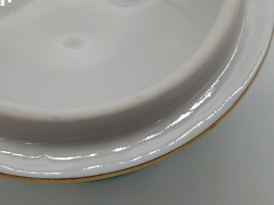 ドイツ　マイセン　Meissen　ベーシックフラワー　三つ花　優雅で華やかなシュガーポット(蓋物、西洋陶磁器)(R-061784)