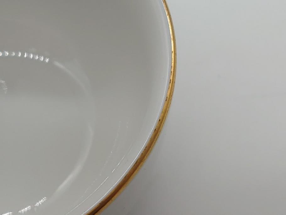 ドイツ　マイセン　Meissen　ベーシックフラワー　三つ花　優雅で華やかなシュガーポット(蓋物、西洋陶磁器)(R-061784)