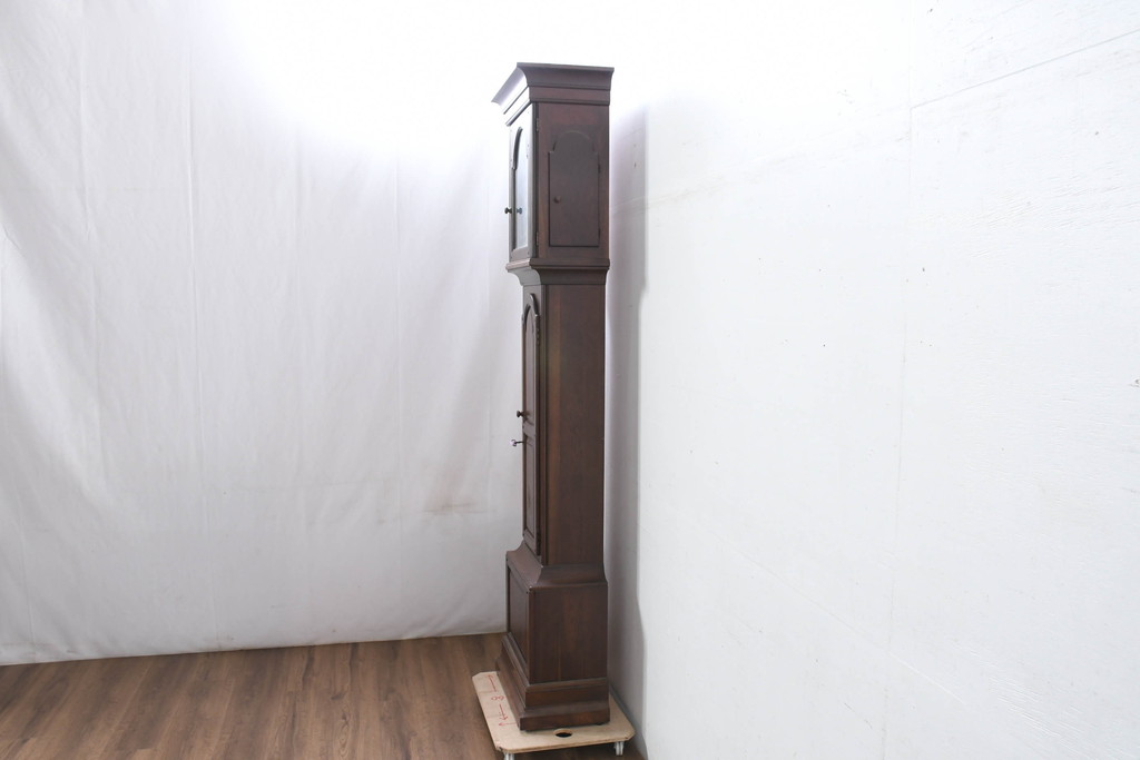 中古　高級時計ブランド　Howard Miller(ハワード ミラー)　Delaware(デラウェア)　チェリー材　月の満ち欠けを表示するムーンダイヤル付きのホールクロック(時計台、振り子時計、ディスプレイ)(定価約110万円)(R-082134)
