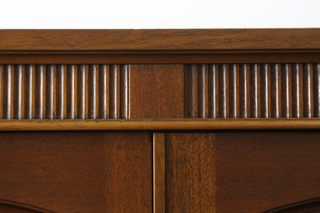 中古　DREXEL HERITAGE(ドレクセルヘリテイジ)　Triune(トライユン)シリーズ　マホガニー材の木肌が美しいワードローブ(キャビネット、収納棚、戸棚、洋服タンス)(定価約90万円)(R-062005)
