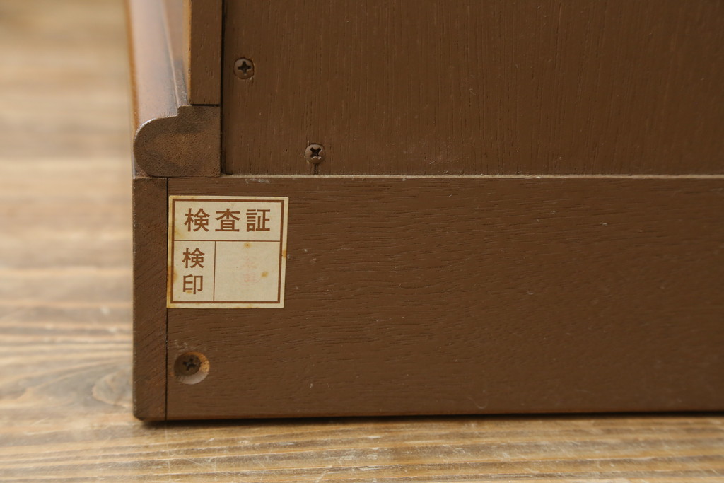 中古　DREXEL HERITAGE(ドレクセルヘリテイジ)　Triune(トライユン)シリーズ　マホガニー材の木肌が美しいワードローブ(キャビネット、収納棚、戸棚、洋服タンス)(定価約90万円)(R-062005)