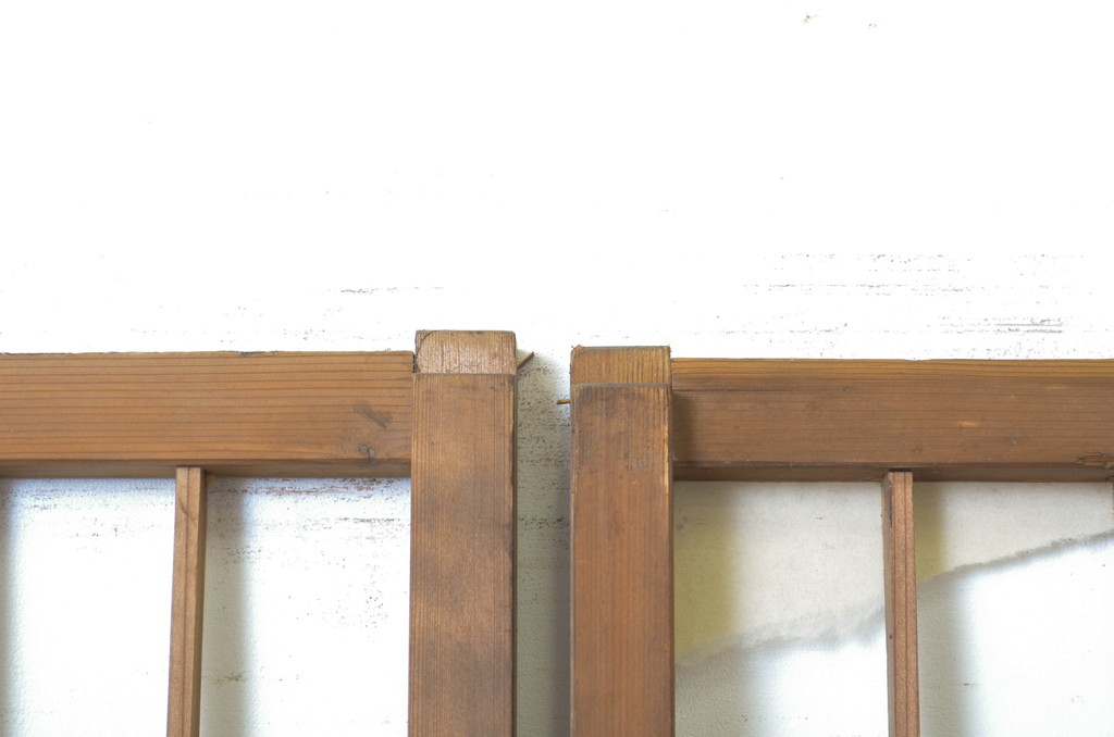 アンティーク建具　落ち着きのある和を演出する障子戸4枚セット(引き戸)(R-064091)
