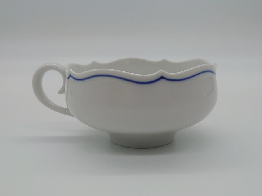 ドイツ マイセン Meissen 双剣 シンプルで趣のあるティーカップ