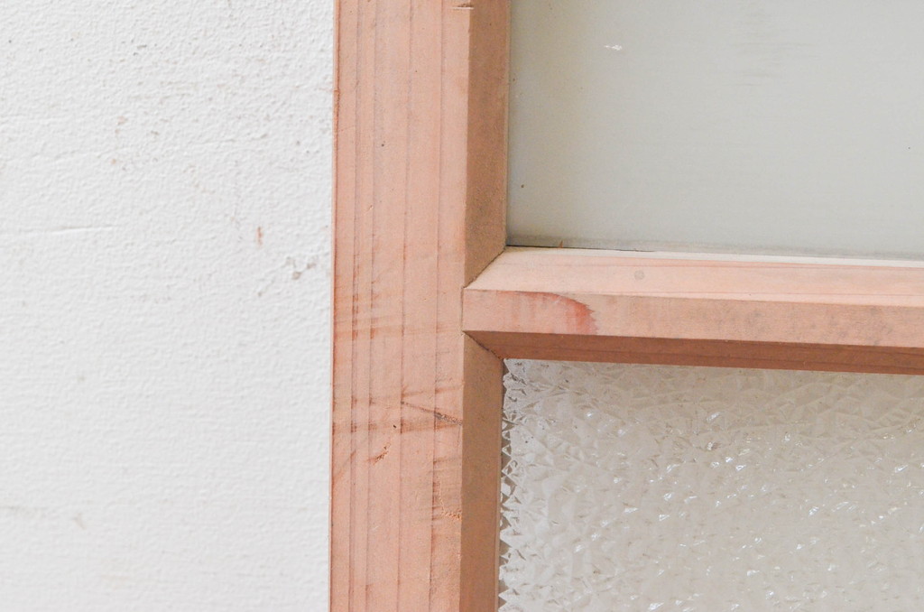 アンティーク建具　古き良き時代の趣を感じる小窓1枚(引き戸、ガラス戸)(R-074189)