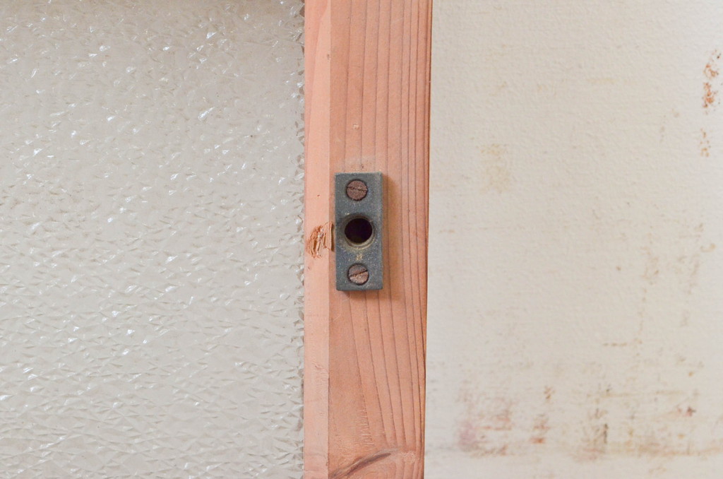 アンティーク建具　古き良き時代の趣を感じる小窓1枚(引き戸、ガラス戸)(R-074189)