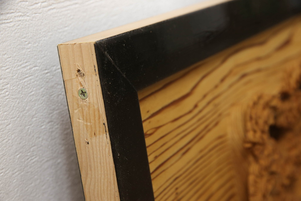 アンティーク建具　高級品!!　厚みある緻密な彫り込みの彫刻が美しい欄間1枚(明り取り、明かり取り)(R-066247)