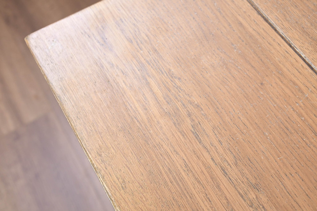 中古　Journal Standard Furniture(ジャーナルスタンダードファニチャー)　インダストリアルデザインがおしゃれなSens(サンク)ダイニングテーブル(4人掛け、食卓、作業台)(定価約91000円)(R-082123)