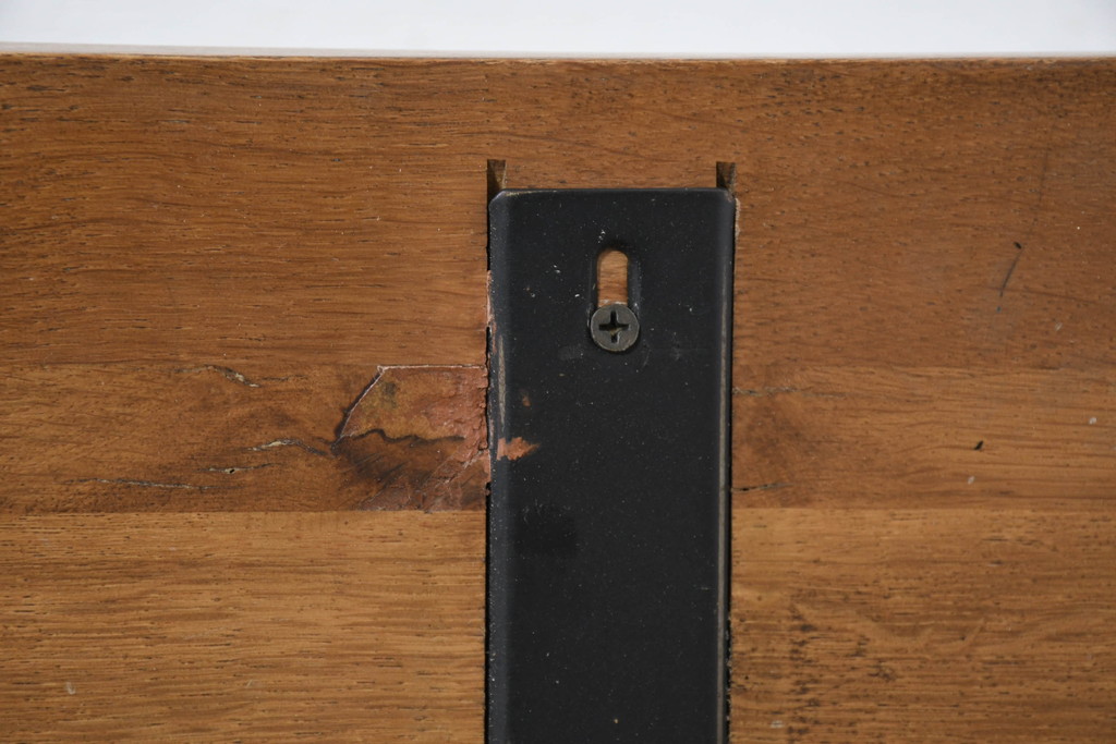 中古　Journal Standard Furniture(ジャーナルスタンダードファニチャー)　インダストリアルデザインがおしゃれなSens(サンク)ダイニングテーブル(4人掛け、食卓、作業台)(定価約91000円)(R-082123)