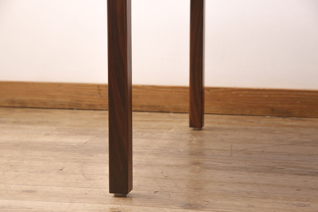 ヴィンテージ家具　デンマーク製　ローズウッド材　作業台としてもおすすめ!シンプルなデザインのバタフライテーブル(ローテーブル、センターテーブル、ビンテージ)(R-048841)