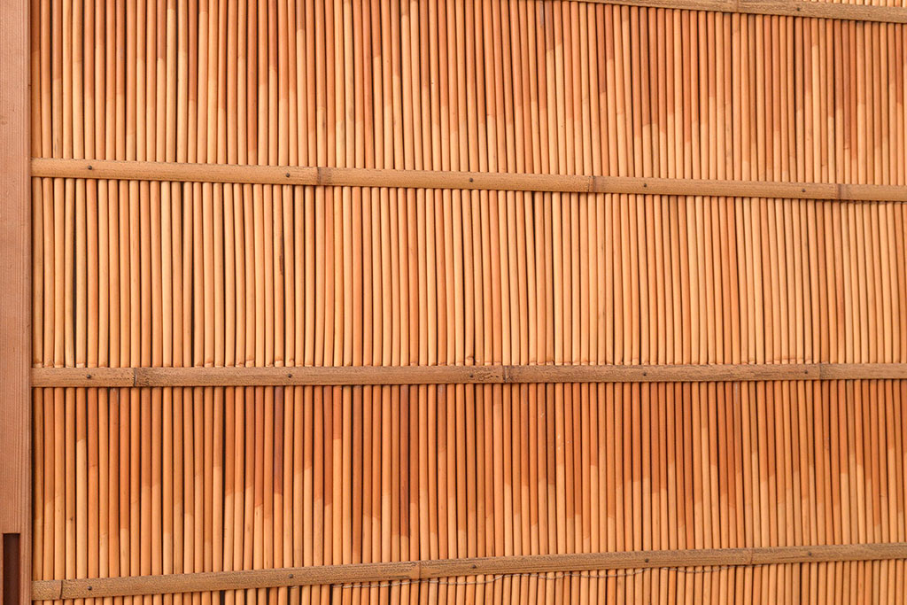 アンティーク建具　和の趣たっぷりの簀戸4枚セット(簾戸、葭戸、夏障子、すど、葦戸)(R-048235)