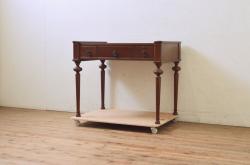 中古　美品　李朝　作りの良い真鍮(しんちゅう)金具が魅力的なキャビネット(サイドキャビネット、サイドテーブル、箪笥、収納棚、戸棚)(R-080379)