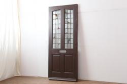 未使用品　蜂鳥と花(はちどりとはな)　デットストック品のステンドグラス(建具、ドア、窓、照明、衝い立て、衝立、つい立て)(定価約10万8千円)(R-074452)