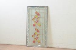 未使用品　木の実(きのみ)　デットストック品のステンドグラス(建具、ドア、窓、照明、衝い立て、衝立、つい立て)(定価約15万円)(R-073008)