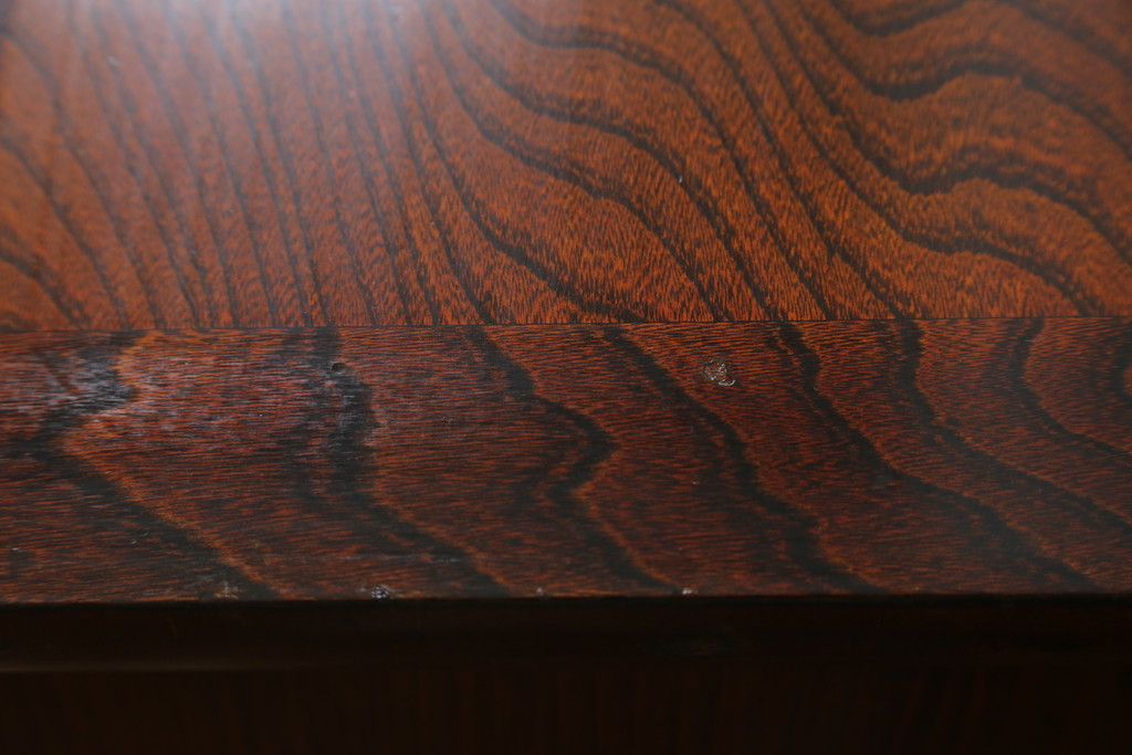 中古　美品　李朝　作りの良い真鍮(しんちゅう)金具が魅力的なキャビネット(サイドキャビネット、サイドテーブル、箪笥、収納棚、戸棚)(R-080379)