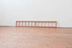 アンティーク建具　片面ガラス　和モダンな雰囲気づくりにおすすめの組子入り窓1枚(ガラス戸、引き戸、ガラス窓)(R-071898)