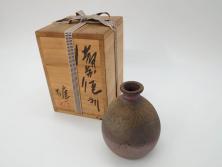 江戸期　古伊万里　水仙文染付　蕎麦猪口3客セット(和食器)(R-051910)