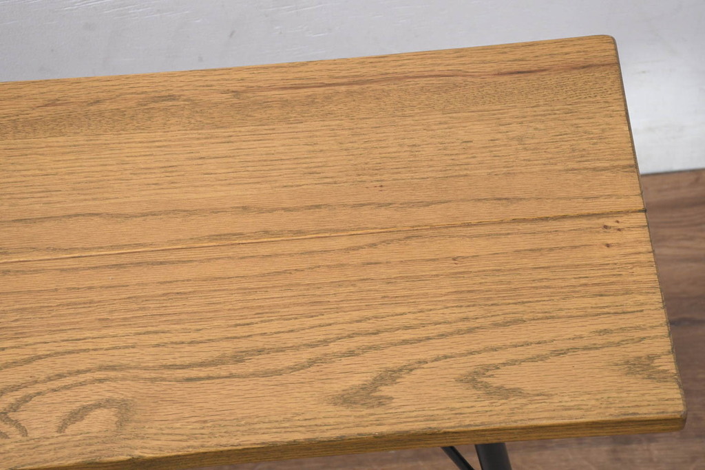 中古　美品　ACME Furniture(アクメ ファニチャー) GRANDVIEW BENCH(グランドビュー ベンチ)　オーク材　木のぬくもりを感じる座面とすっきりとした脚が素敵なベンチ(長椅子、ダイニングベンチ、板座チェア、椅子、イス、花台、飾り台)(R-082293)