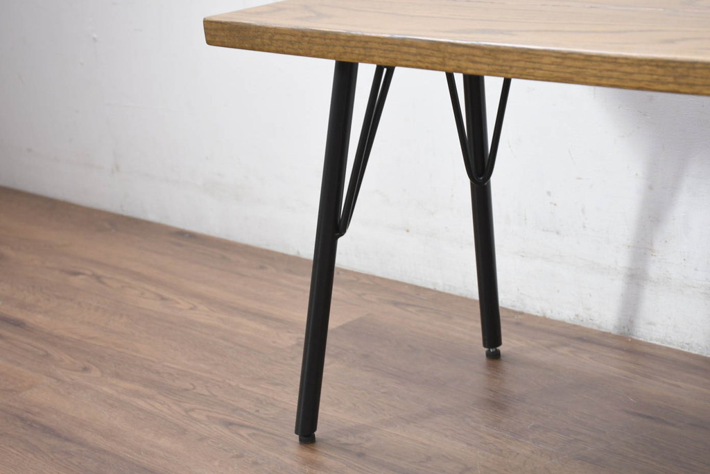 中古　美品　ACME Furniture(アクメ ファニチャー) GRANDVIEW BENCH(グランドビュー ベンチ)　オーク材　木のぬくもりを感じる座面とすっきりとした脚が素敵なベンチ(長椅子、ダイニングベンチ、板座チェア、椅子、イス、花台、飾り台)(R-082293)
