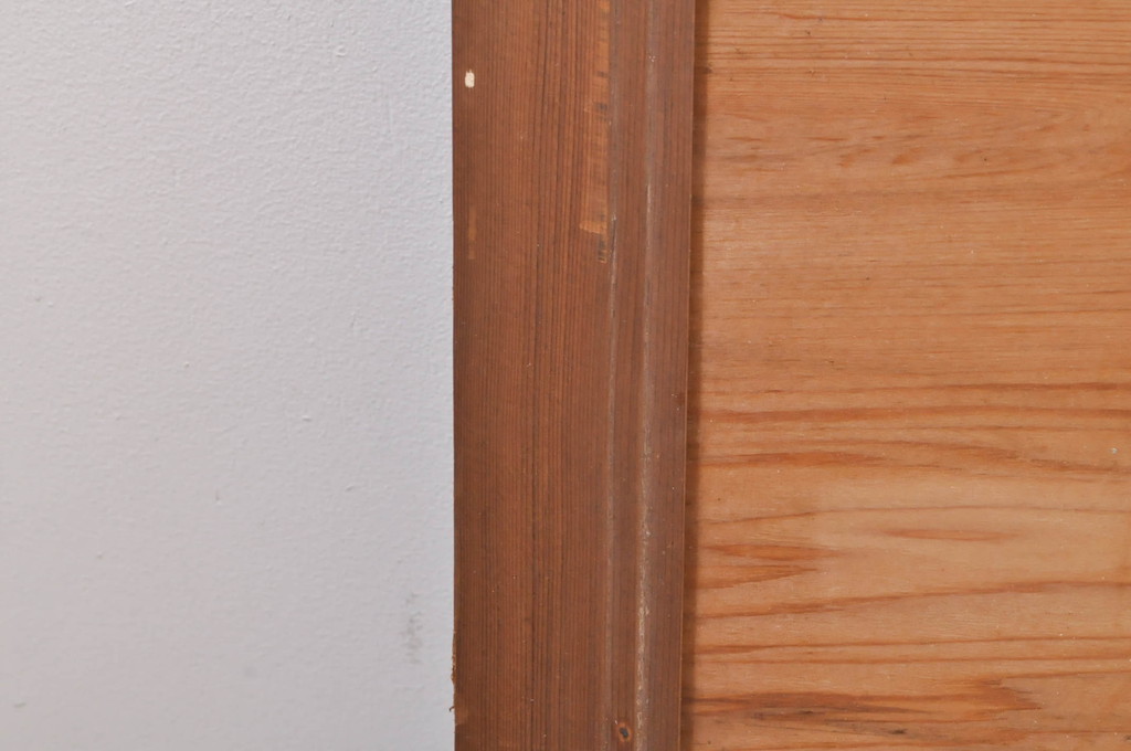 ビンテージ建具　風情ある松と城の図柄が美しい彫刻欄間2枚セット(明かり取り、明り取り、ヴィンテージ)(R-073601)