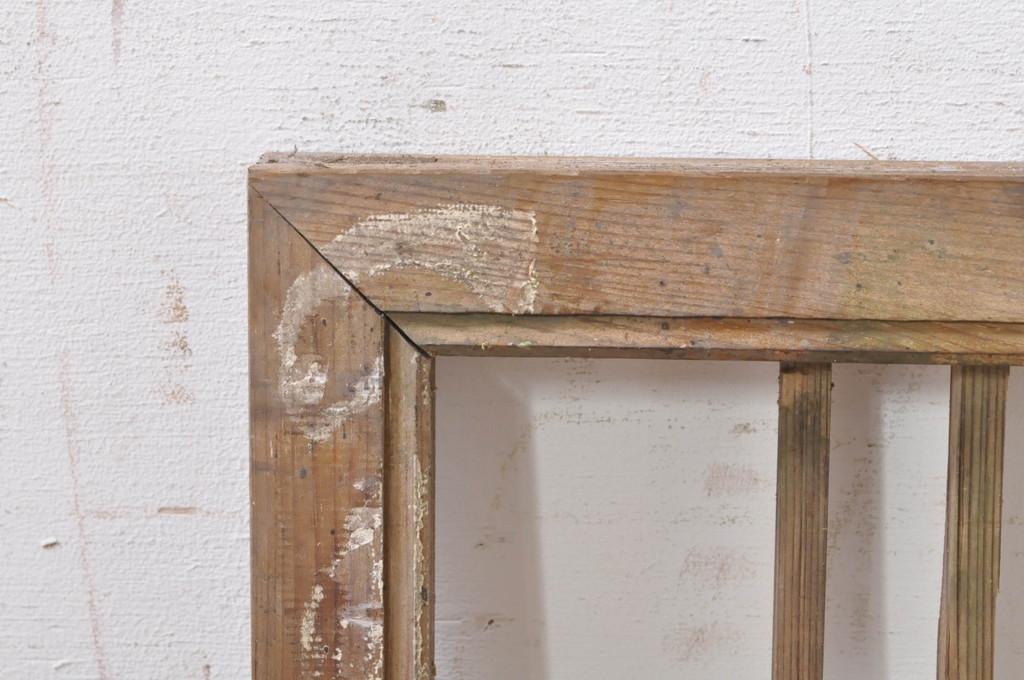 アンティーク建具　どこか懐かしい雰囲気を醸し出す明かり取り1枚(明り取り)(R-073594)