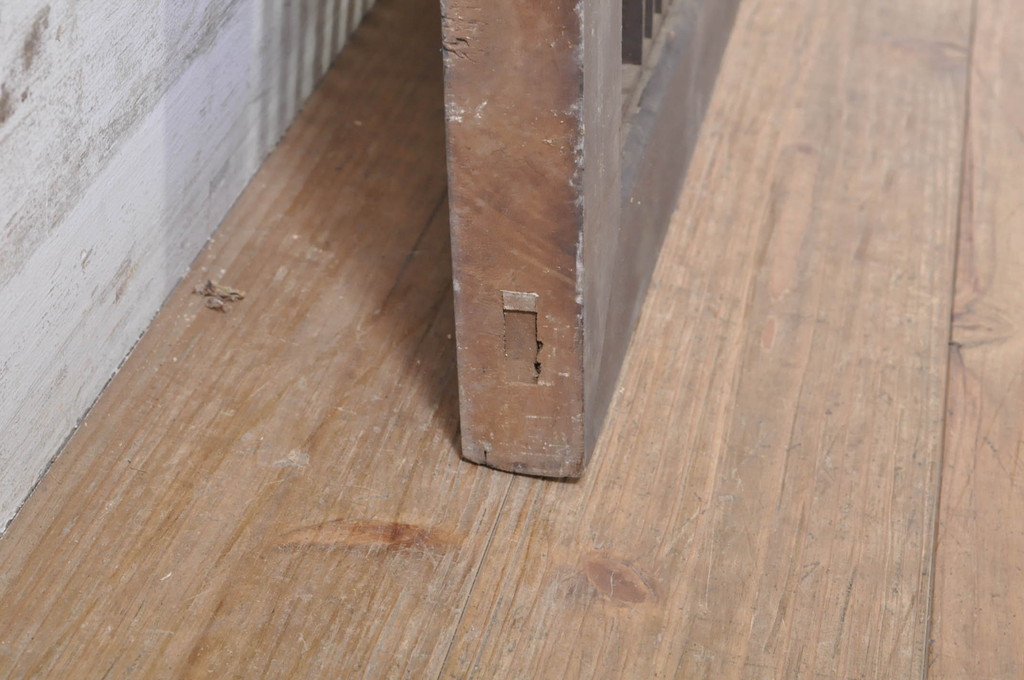 アンティーク建具　落ち着いた和の空間を演出する組子欄間1枚(明り取り、明かり取り、格子欄間)(R-073586)