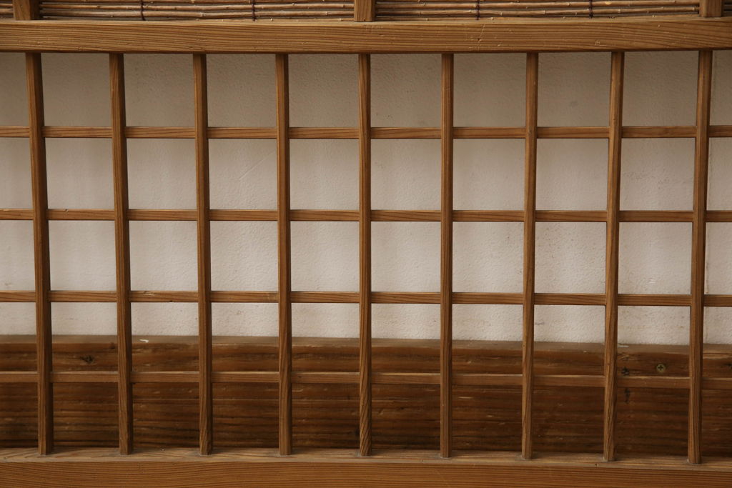 セミオーダー家具実例】御簾戸4枚に高品質リペアを施しました