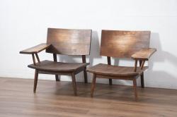 中古　美品!!　北欧家具　デンマーク　老舗家具メーカーCARL HANSEN & SON(カール・ハンセン&サン)の洗練されたデザインが目を惹くYチェア4脚セット(ワイチェア、ダイニングチェア、アームチェア、椅子、イス)(定価4脚で約35万円)(R-072003)