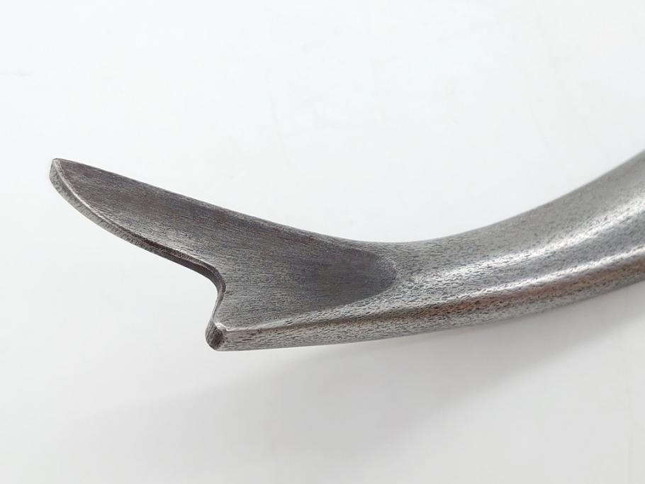 藤原良明(加藤真平)作　切り出し　鮎　昭和庚申年十月日　全長240mm　小刀(共箱付き、短刀、ナイフ、刃物)(R-063394)