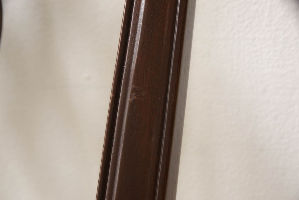 中古　美品　IDC大塚家具取り扱い　アメリカ高級家具　COUN CILL(カウンシル)(カンセル)　マホガニー材　ダイニングチェア2脚セット(2脚定価 約16万円)(椅子、イス)(R-057608)
