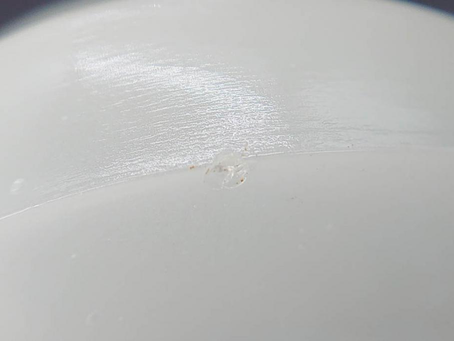 昭和レトロ　乳白　空間に温かみと安らぎを与えてくれるガラス瓶2点セット(ワインボトル、硝子、ビン、花瓶、花入、花生、花器)(R-082799)