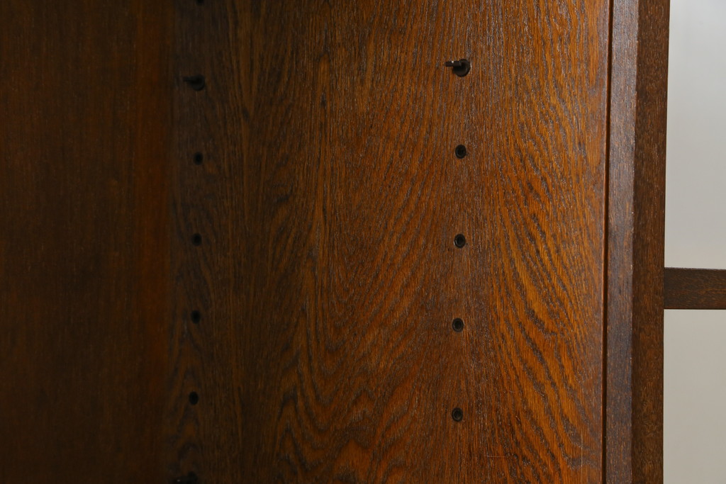 中古　美品!!　三越家具(現カントリーハウス)　Brugge(ブルージュ)　シンプルなデザインで取り入れやすいブックケース(本箱、本棚、書棚、収納棚、戸棚、キャビネット、飾り棚)(R-078049)