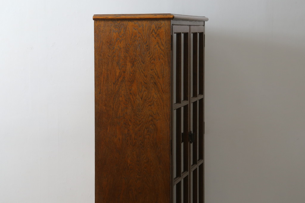 中古　美品!!　三越家具(現カントリーハウス)　Brugge(ブルージュ)　シンプルなデザインで取り入れやすいブックケース(本箱、本棚、書棚、収納棚、戸棚、キャビネット、飾り棚)(R-078049)