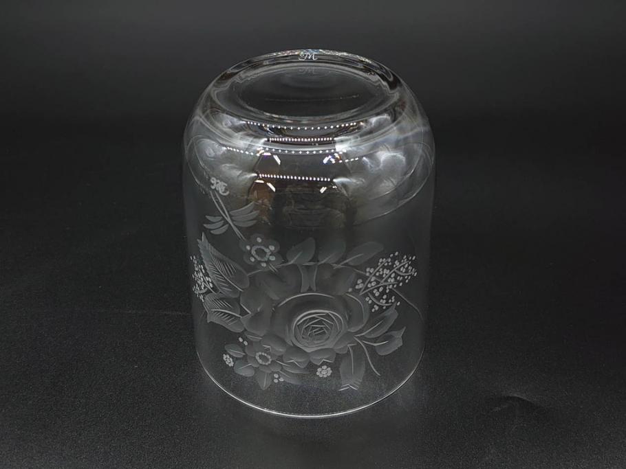 ドイツ　Meissen　マイセンクリスタル　マイセンフラワー　様々なデザインが美しいオールドファッショングラス6客セット(ガラス、ロックグラス、MEISSENER BLEIKRISTALL)(R-075793)