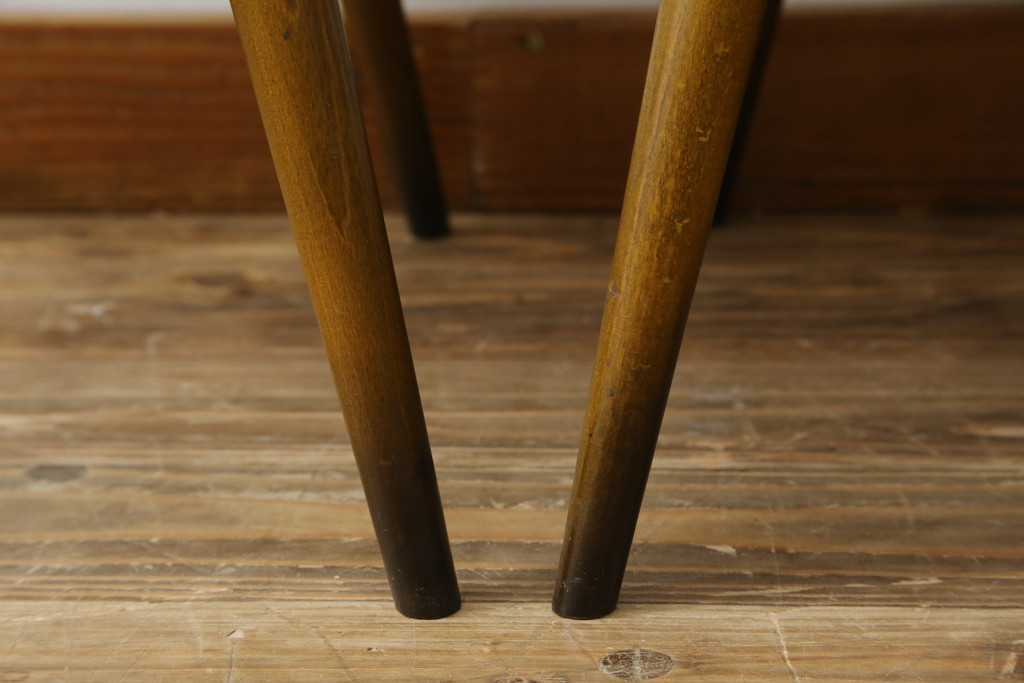 イギリスビンテージ　ERCOL(アーコール)　クッション付き　上品な佇まいのシスルバックチェア2脚セット(ダイニングチェア、椅子、イス、板座チェア、ウィンザーチェア、ウインザーチェア、ヴィンテージ、英国、バラ売り可能)(R-065626)
